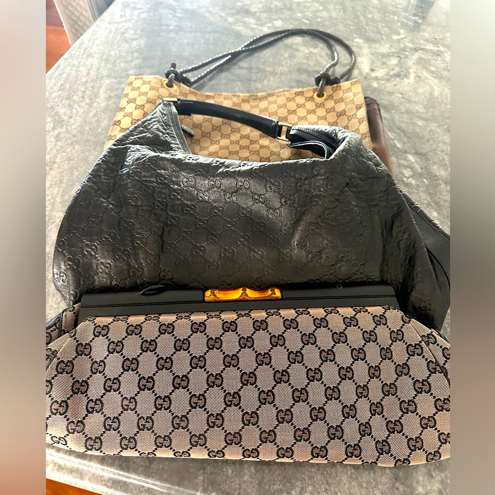 *NEW LISTING ALERT!!! Three Pre Loved Gucci bags being listed!  100% Authentic!!